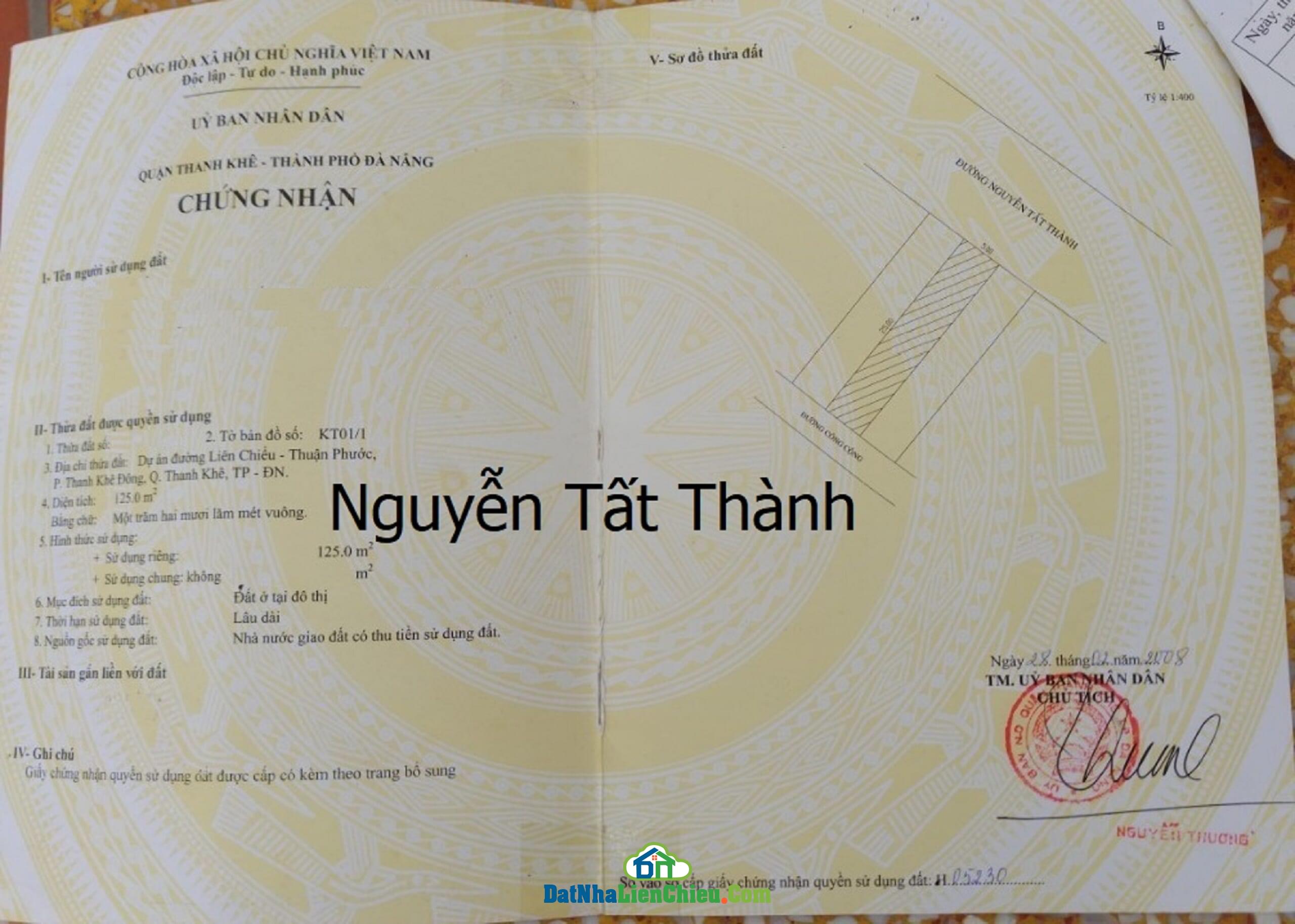 Cho Thuê Đất Đường Nguyễn Tất Thành Quận Thành Khê, Giá RẺ 2024