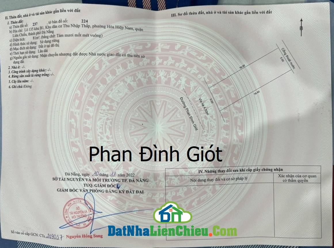 Bán Đất Đường Phan Đình Giót, Quận Liên Chiểu, Giá RẺ 2024
