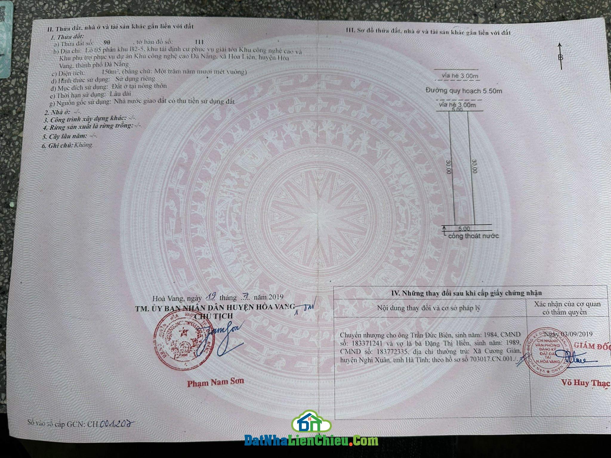 Bán đất khu công nghệ cao giá siêu rẻ , 150m2 , giá bán 1 tỷ 300