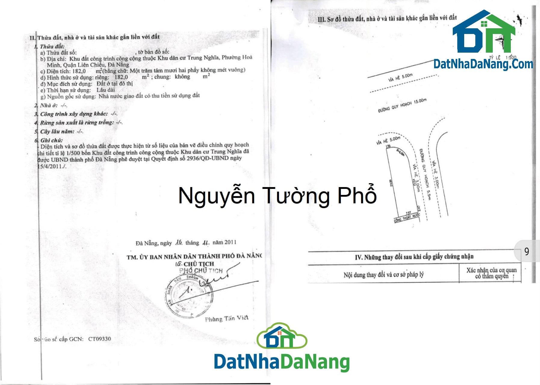 – Bán đất 2 mặt tiền đường Nguyễn Tường Phổ, Sát Bến xe trung tâm Đà Nẵng, Giá Rẻ!
